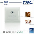 Professional Manufacturer Safety Care Hotel Card Inserting On Off Power Light Switch Wall Switch